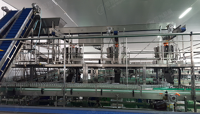 多頭秤自動固型物裝罐機